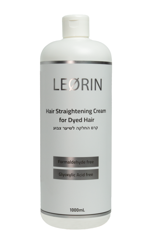 קרם החלקת שיער לשיער צבוע